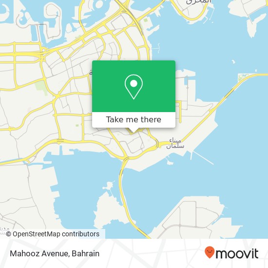 Mahooz Avenue map
