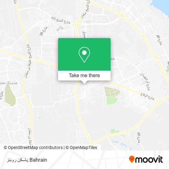 باسكن روبنز map