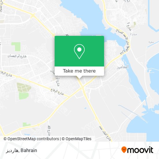 هارديز map