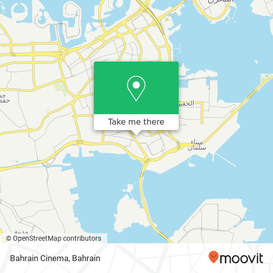 Bahrain Cinema map