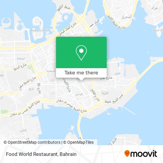 Food World Restaurant map