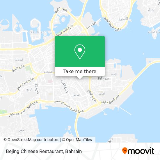 Bejing Chinese Restaurant map