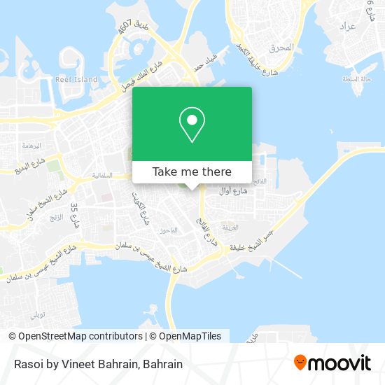 Rasoi by Vineet Bahrain map