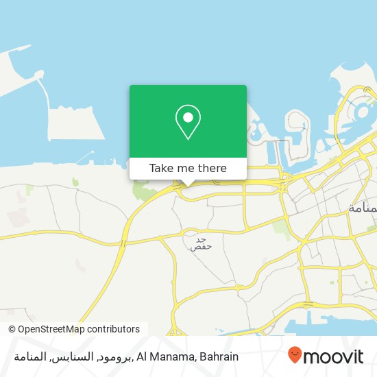 برومود, السنابس, المنامة, Al Manama map