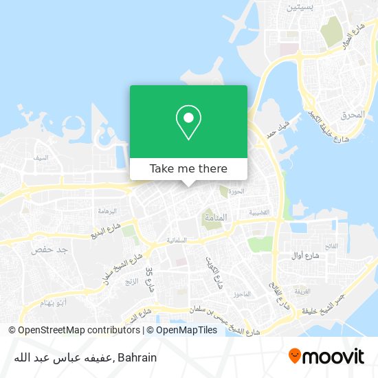 عفيفه عباس عبد الله map