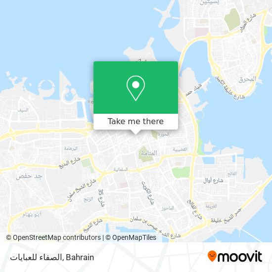 الصفاء للعبايات map