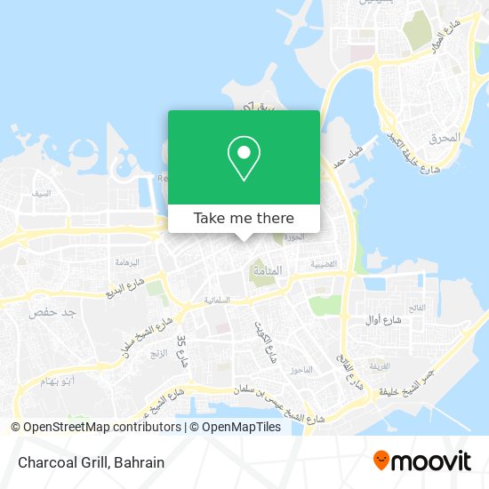 Charcoal Grill map