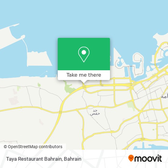 Taya Restaurant Bahrain map