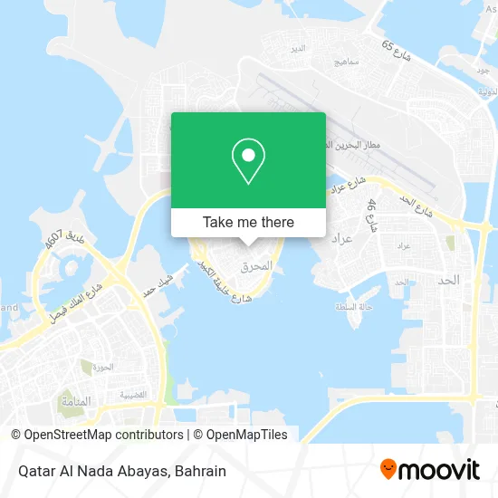 Qatar Al Nada Abayas map