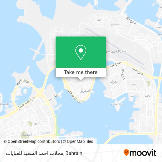 محلات احمد السعيد للعبايات map