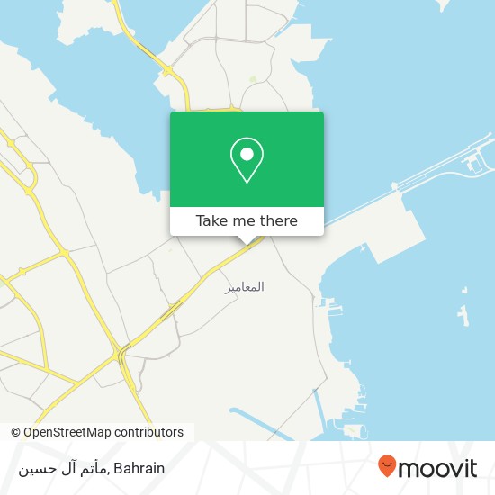 مأتم آل حسين map