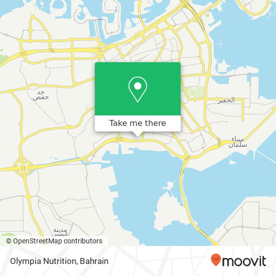Olympia Nutrition map