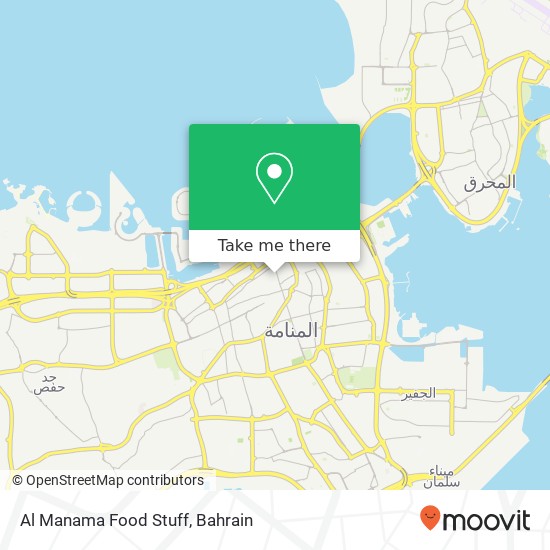 Al Manama Food Stuff map