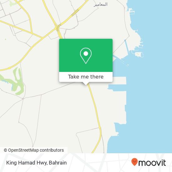 King Hamad Hwy map