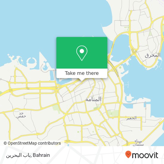 باب البحرين map