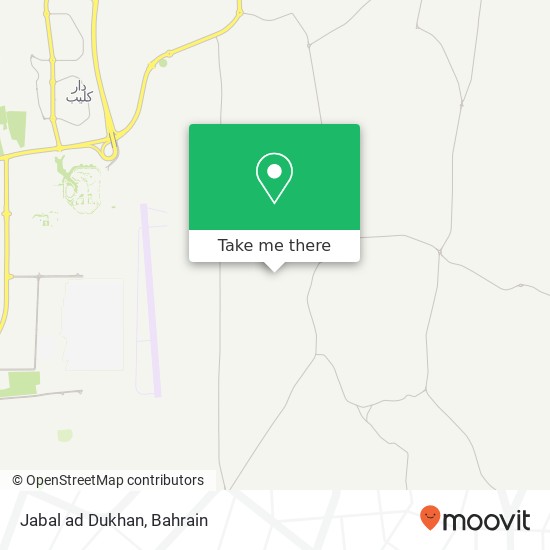 Jabal ad Dukhan map