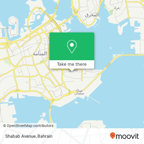 Shabab Avenue map