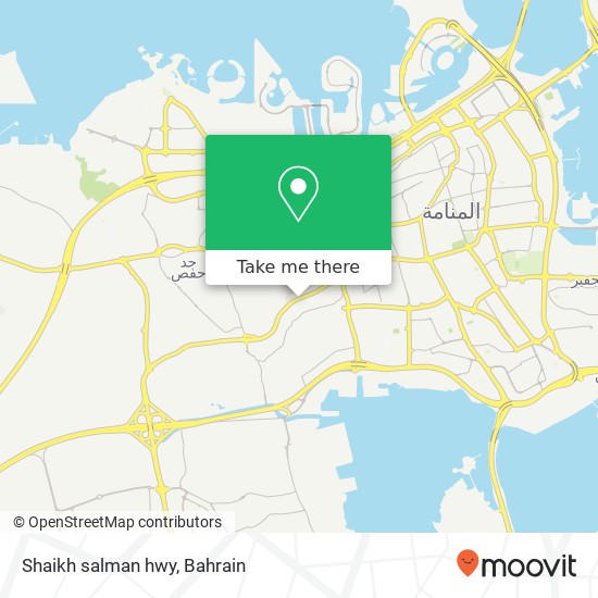 Shaikh salman hwy map