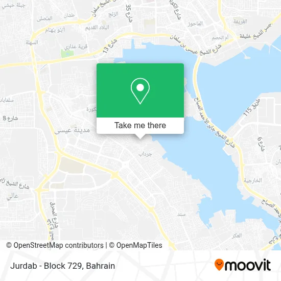 Jurdab - Block 729 map