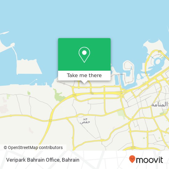 Veripark Bahrain Office map