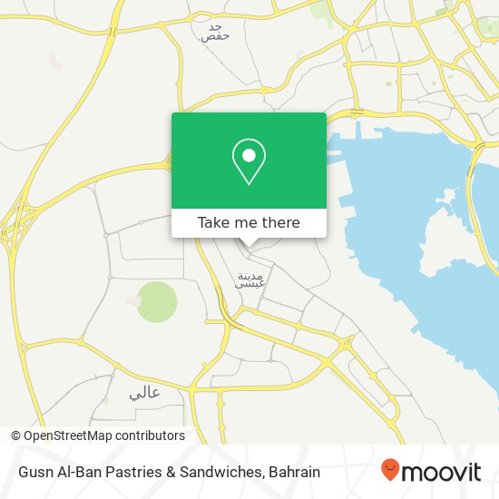 Gusn Al-Ban Pastries & Sandwiches map