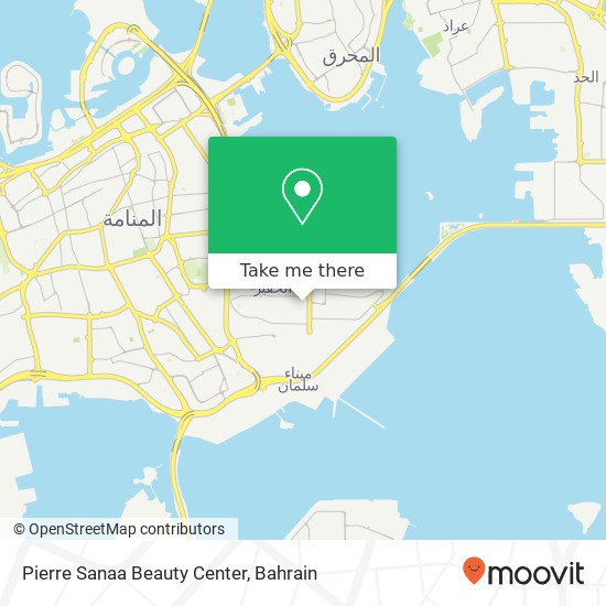 Pierre Sanaa Beauty Center map