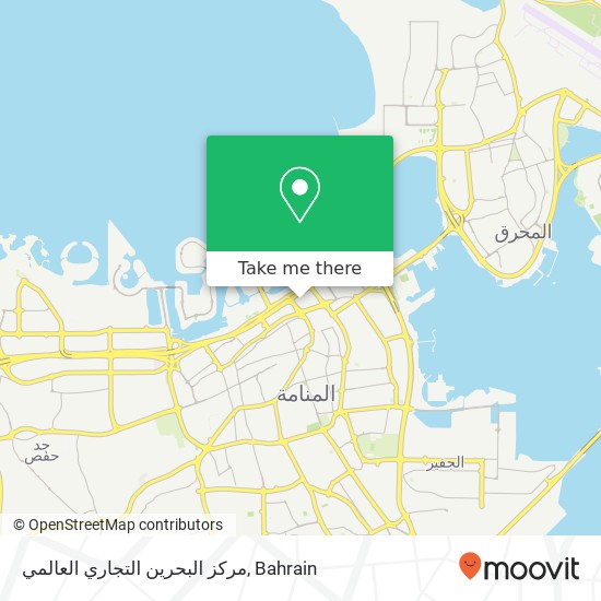 مركز البحرين التجاري العالمي map