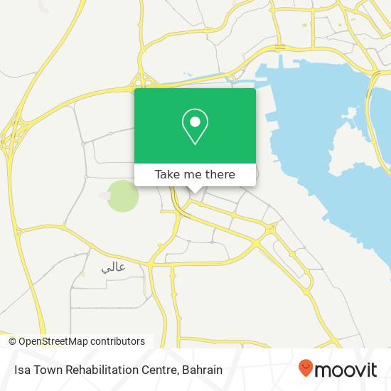 Isa Town Rehabilitation Centre map