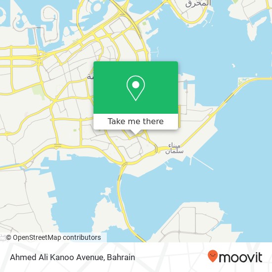 Ahmed Ali Kanoo Avenue map