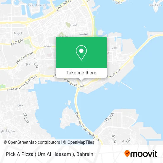 Pick A Pizza ( Um Al Hassam ) map