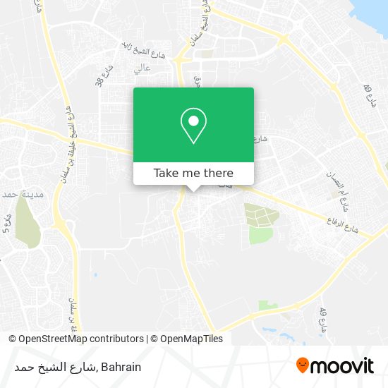 شارع الشيخ حمد map