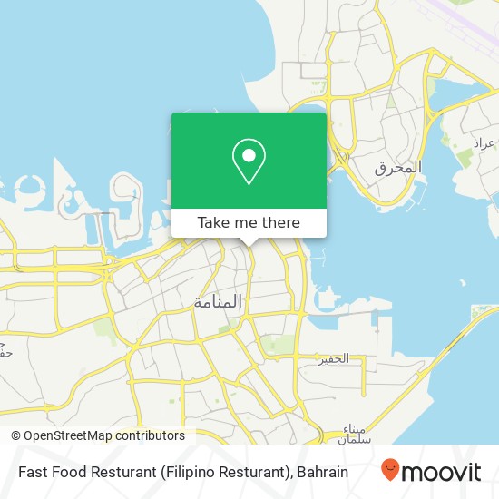 Fast Food Resturant (Filipino Resturant) map