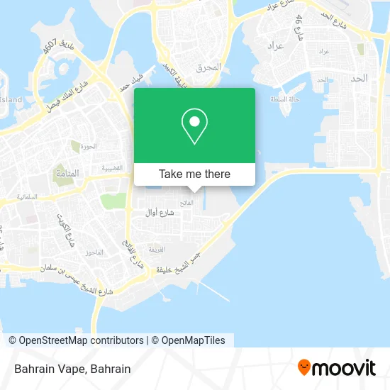 Bahrain Vape map