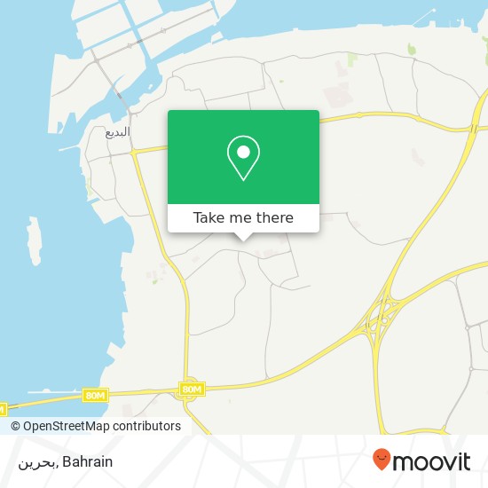 بحرين map