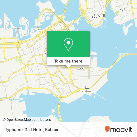 Typhoon - Gulf Hotel map