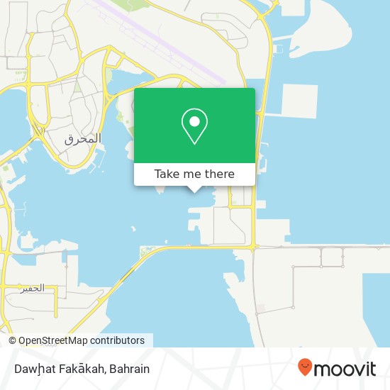 Dawḩat Fakākah map
