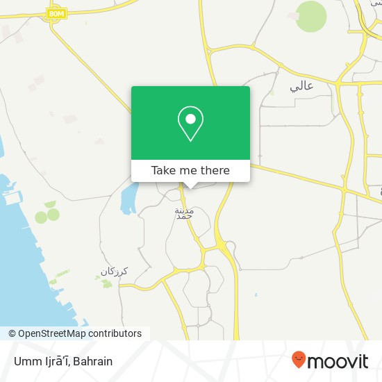 Umm Ijrā’ī map