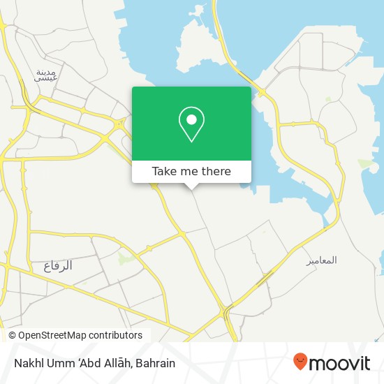 Nakhl Umm ‘Abd Allāh map