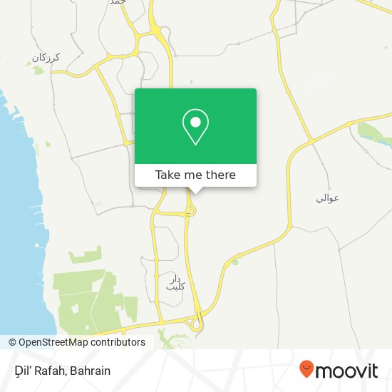 Ḑil‘ Rafah map