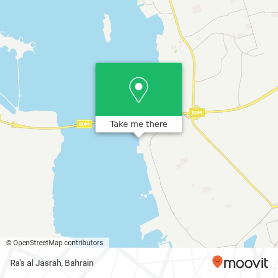 Ra’s al Jasrah map