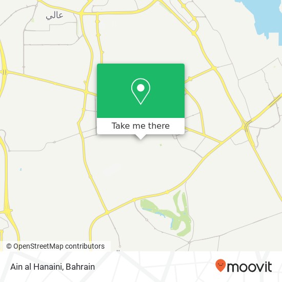 Ain al Hanaini map
