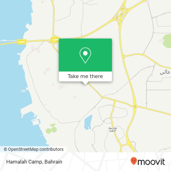 Hamalah Camp map
