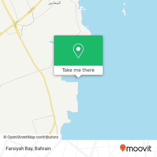 Farsiyah Bay map