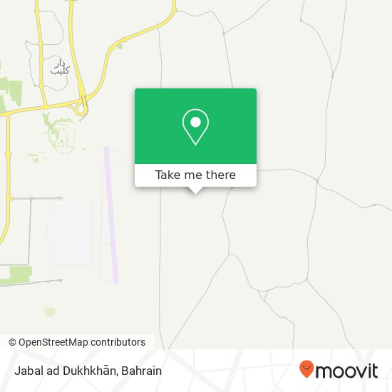 Jabal ad Dukhkhān map