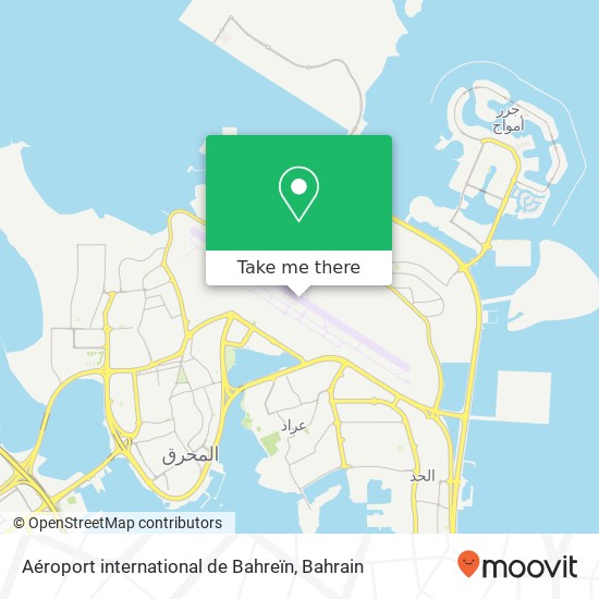 Aéroport international de Bahreïn map