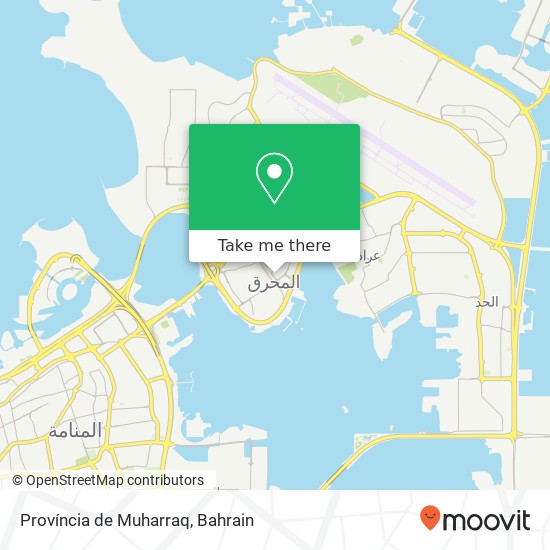 Província de Muharraq map