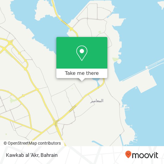 Kawkab al ‘Akr map