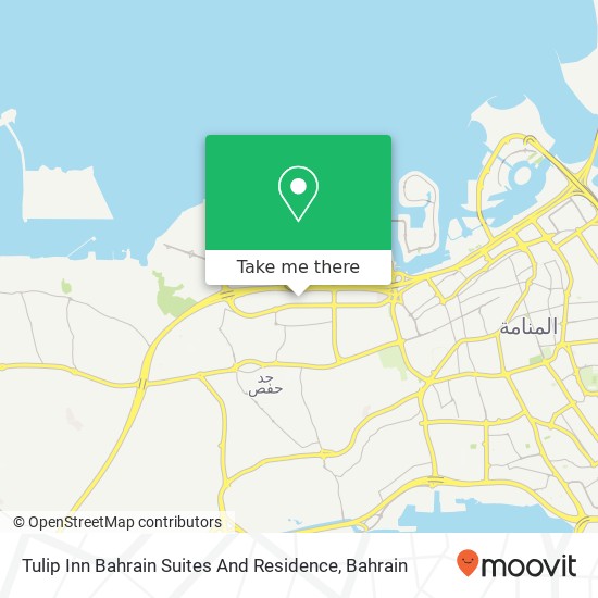Tulip Inn Bahrain Suites And Residence map