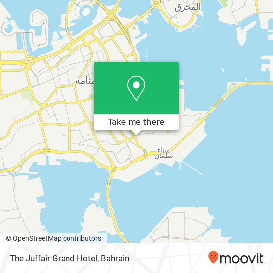 The Juffair Grand Hotel map