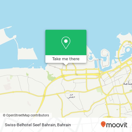 Swiss-Belhotel Seef Bahrain map